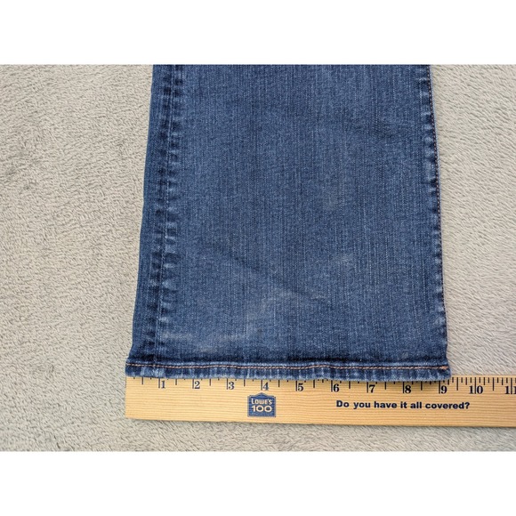 American Eagle Kick Boot Jeans Womens Size 10 Long Blue Super Stretch Denim - Picture 10 of 12